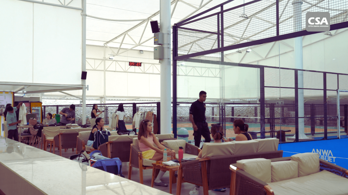 Instalasi Audio Visual Padel Court