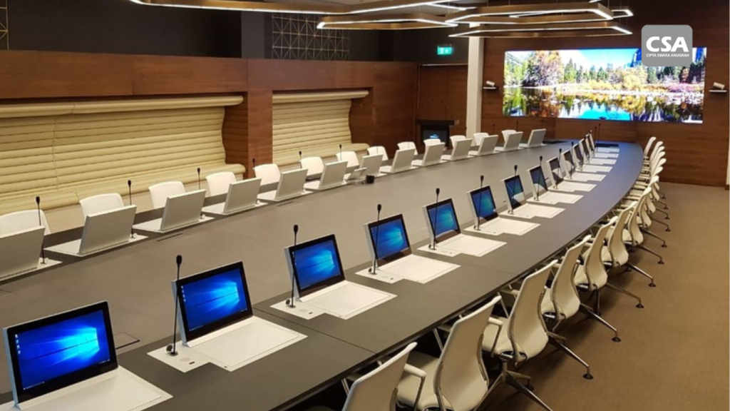 fitur smart meeting room modern