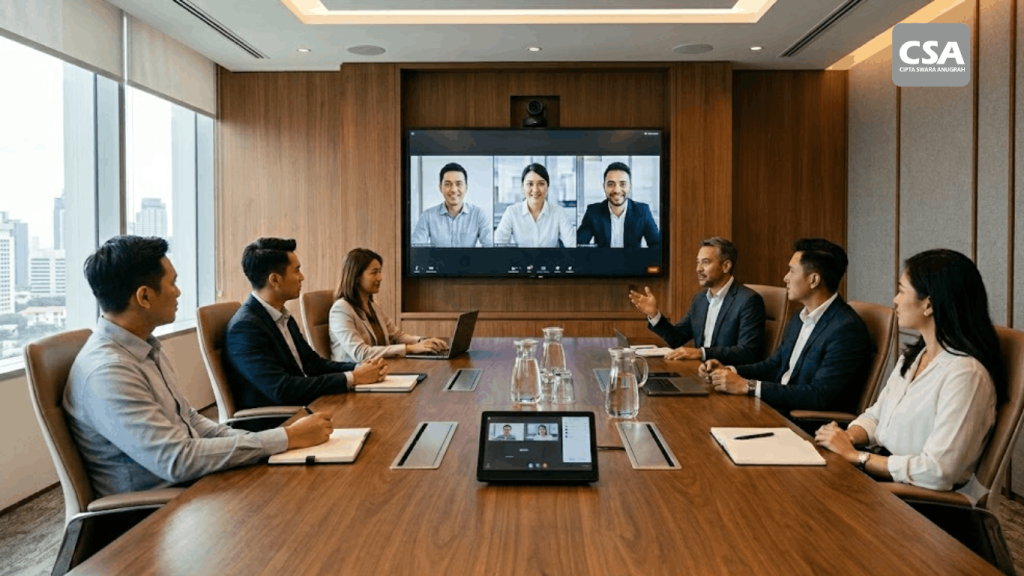 Optimasi Meeting Room dengan Integrasi Video Conference dan Sound System