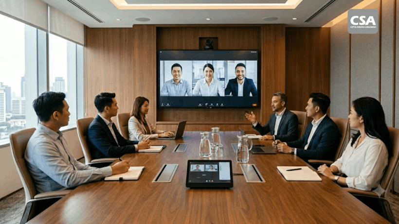Optimasi Meeting Room dengan Integrasi Video Conference dan Sound System