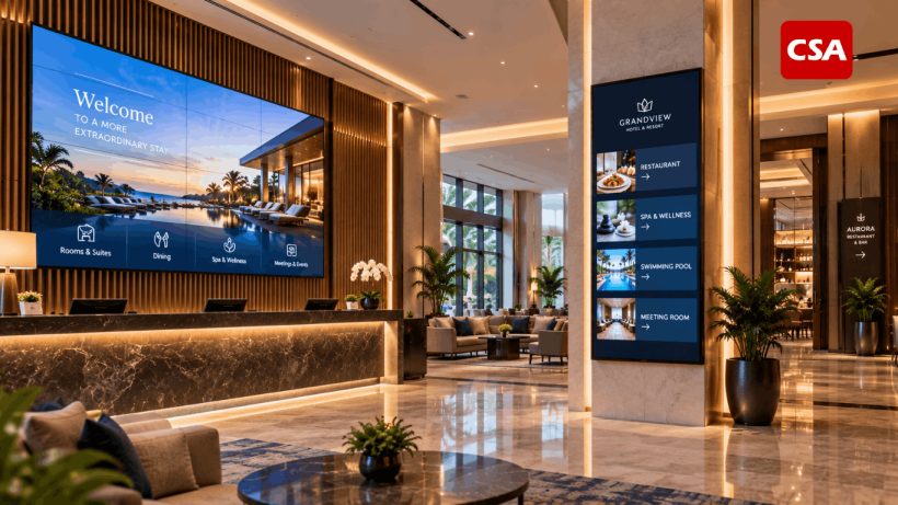 Digital Signage Hotel
