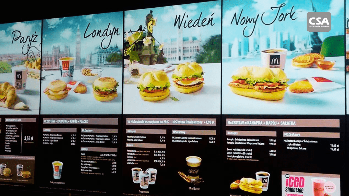 Digital Menu Board