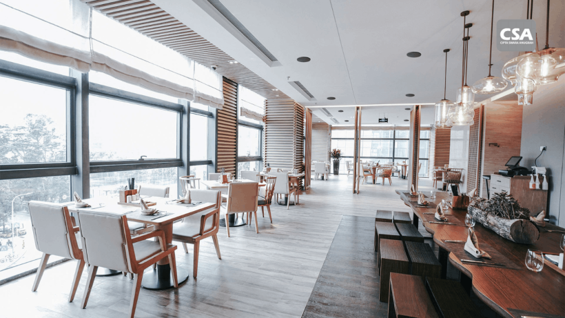 Pendant Speaker for Restaurants with High Ceilings