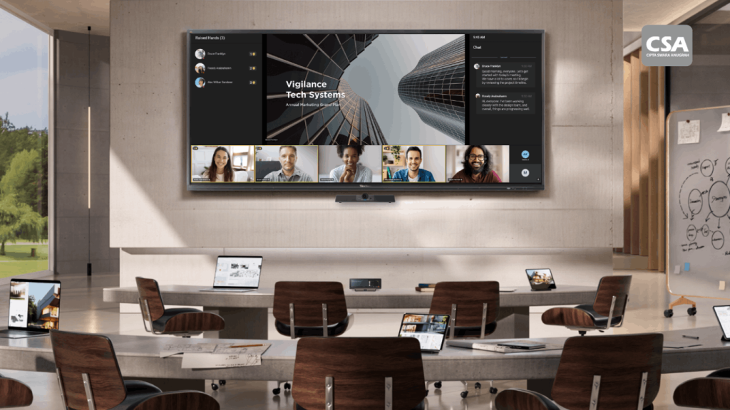 advanced hybrid meeting room